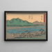 Odawara - Andō Hiroshige — ingelijst kunstwerk aan de muur