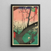 Tuin van de pruimenbomen Kameido - Andō Hiroshige — ingelijst kunstwerk aan de muur