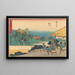 Sakonashita - Hiroshige Andō — framed artwork on a wall
