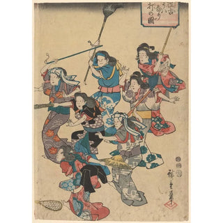 And Hiroshige - Servants Quarrel.webp