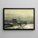 Winterlandschap - Anders Andersen-Lundby — ingelijst kunstwerk aan de muur