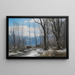 Winterdag in de Engelse tuin in München - Anders Andersen-Lundby — ingelijst kunstwerk aan de muur