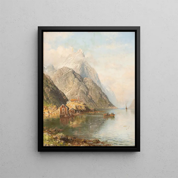 Geirangerfjord - Anders Askevold — framed artwork on a wall