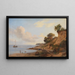 Landschap aan de kust bij Trbk - Anders Christian Lunde — ingelijst kunstwerk aan de muur