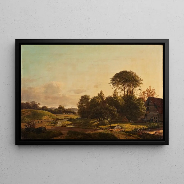 Anders Christian Lunde - View Of Frederiksberg Palace From The Vicinity Of Ladegaardsvej.webp