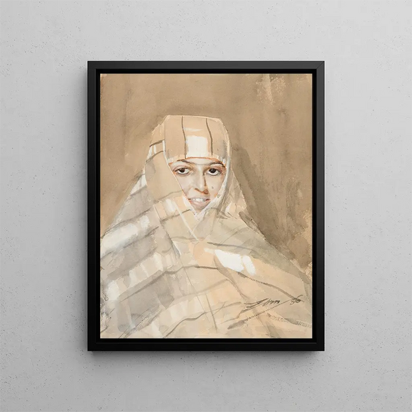Meisje uit Bedoeïenenland - Anders Zorn — ingelijst kunstwerk aan de muur