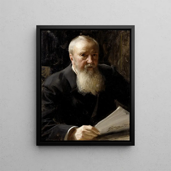 Carl Fredrik Liljevalch - Anders Zorn — ingelijst kunstwerk aan de muur