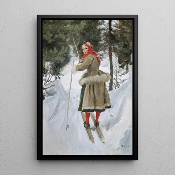 Reproductie van het schilderij Meisje van Mora - Anders Zorn