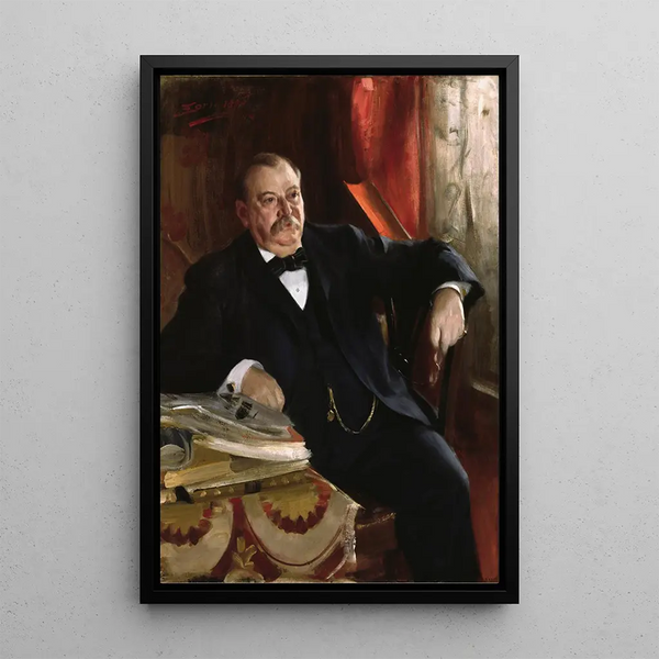 Reproductie van het schilderij Grover Cleveland - Anders Zorn