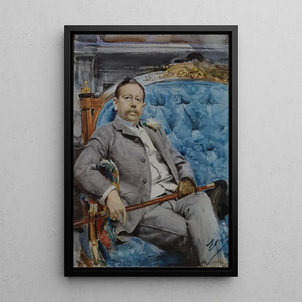Jean Burnay - Anders Zorn — ingelijst kunstwerk aan de muur