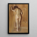 De kamerdeur - Anders Zorn — ingelijst kunstwerk aan de muur