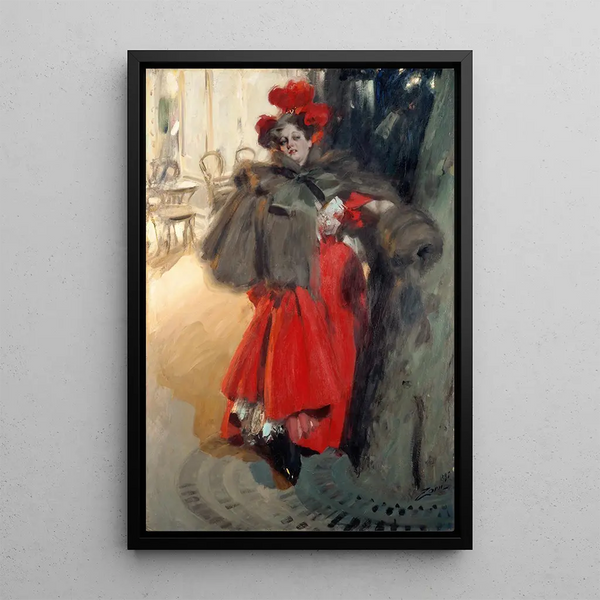 Nachtgevoel - Anders Zorn — ingelijst kunstwerk aan de muur