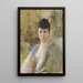 Portret van een dame in een salon - Anders Zorn — ingelijst kunstwerk aan de muur