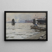 Het Haven van Hamburg - Anders Zorn — ingelijst kunstwerk aan de muur