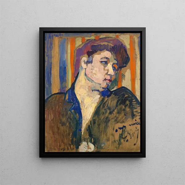 Bust of a Woman - André Derain — framed artwork on a wall