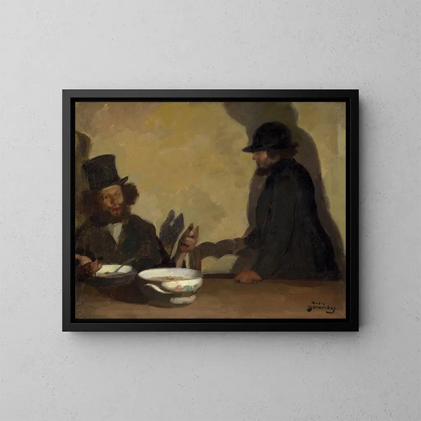 L'invitation - André Devambez — framed artwork on a wall