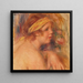 André met gele tulband Fragment - Pierre-Auguste Renoir — ingelijst kunstwerk aan de muur