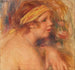 André met gele tulband Fragment - Pierre-Auguste Renoir — weergave van het kunstwerk