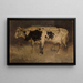 Cows - André Plumot — framed artwork on a wall