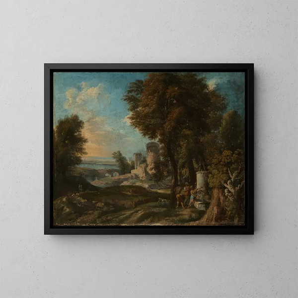 Landscape of the South - Andrea Locatelli — framed artwork on a wall