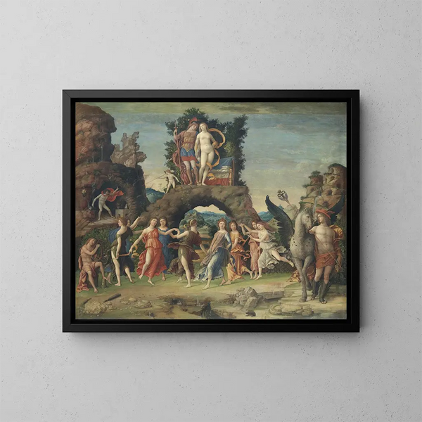 Parnasse - Andrea Mantegna — framed artwork on a wall