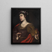 Saint Cecilia - Andrea Vaccaro — framed artwork on a wall