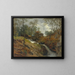 Aan de rand van de beek - Andreas Achenbach — ingelijst kunstwerk aan de muur