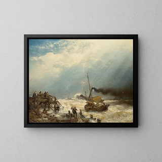 Andreas Achenbach - Hafen von Ostende.webp