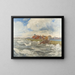 Bouch de la Meuse à Willemstadt facing Dordrecht - Andreas Dirks — ingelijst kunstwerk aan de muur