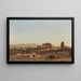 Een landschap in het zuiden met ruïnes, geiten en herders - Andreas Marko — ingelijst kunstwerk aan de muur