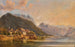 Vue du lac Traunsee avec Traunstein et la montagne Schlafende Griechin en arrière-plan - Andreas Passy — weergave van het kunstwerk