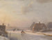 Winterlandschap in Holland - Andreas Schelfhout — weergave van het kunstwerk