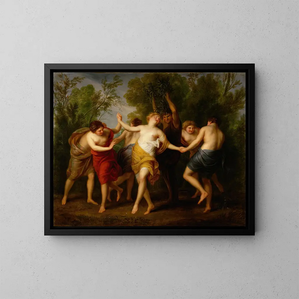Transformation d'Apuleius en un arbre - Andries Cornelis Lens — framed artwork on a wall