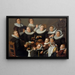 Portret van de schilder en zijn familie - Andries van Bochoven — ingelijst kunstwerk aan de muur