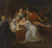 van Andromaque die huilt om de dood van Hector - Cirkel van Heinrich Friedrich Füger — weergave van het kunstwerk