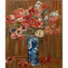 Reproductie van het schilderij Anemonen in het Delfts Blad - Pierre-Auguste Renoir