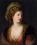 Vrouw in Turkse jurk - Angelica Kauffman — weergave van het kunstwerk