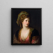 Vrouw in Turkse jurk - Angelica Kauffman — ingelijst kunstwerk aan de muur