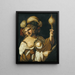 Omphale - Angelo Caroselli — ingelijst kunstwerk aan de muur