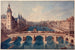 Le Pont au Change, le Palais de la Conciergerie et la Seine vers l'actuel 1er arrondissement - Angelo Garbizza — weergave van het kunstwerk