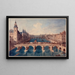 Le Pont au Change, le Palais de la Conciergerie et la Seine vers l'actuel 1er arrondissement - Angelo Garbizza — ingelijst kunstwerk aan de muur