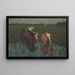 Les rizières - Angelo Morbelli — framed artwork on a wall