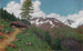 Landscape painting with larches - Angelo Morbelli — artwork view