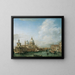 Groot Kanaal in Venetië - Angiolo Barbini — ingelijst kunstwerk aan de muur