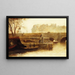 Le Pont Neuf et l'île de la Cité vus du quai Conti - Angèle Delasalle — ingelijst kunstwerk aan de muur