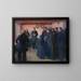 Een begrafenis - Anna Ancher — ingelijst kunstwerk aan de muur