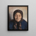 De vrouw van een oude visser - Anna Ancher — ingelijst kunstwerk aan de muur