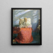 van mevrouw Ane Brøndum in de blauwe kamer - Anna Ancher — ingelijst kunstwerk aan de muur