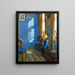De zonlicht in de blauwe kamer - Anna Ancher — ingelijst kunstwerk aan de muur