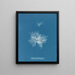 Callithamnion tetragonum - Anna Atkins — ingelijst kunstwerk aan de muur